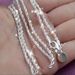 Collana con catena a corda da 4 mm in argento sterling 925 per coppie, uomini e donne, collana da 40-60 cm, gioielli per matrimoni e feste_voghion.com
