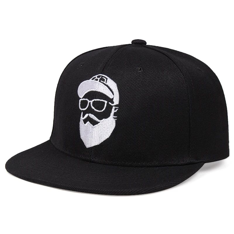 Pălărie de baseball cu broderie pentru bărbați și femei, vară, tip plasă, casual, reglabilă, street hip hop, cu bor plat_voghion.com