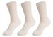 Ecru Crew Socks 3 Pairs Breathable Cotton Socks Shoe Size 5 To 10_voghion.com