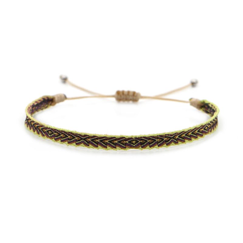 Simple Style Letter Pu Leather No Inlaid Women's Bracelets_voghion.com