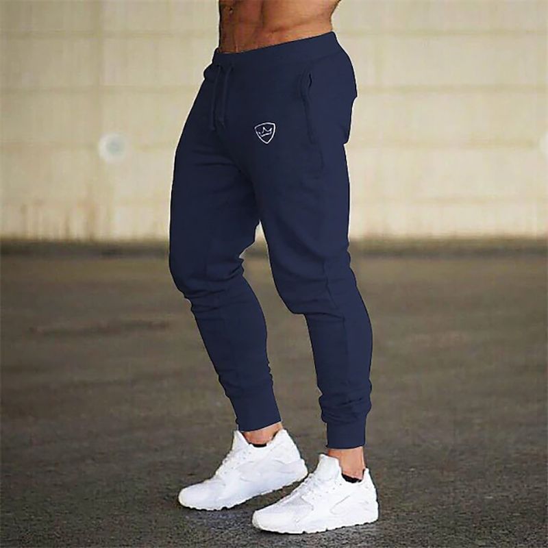 Shield Print New Men's Sweatpants Spring Autumn Breathable Jogging Pants Multiple Packs Male Outdoor Concise Straight_voghion.com