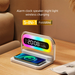 New Charging Music Touch Night Light Multifunctional Alarm Clock Bedside Bluetooth Speaker Wireless Charger_voghion.com
