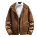 Men's Clothing New Autumn And Winter Leather And Fur Integrated Granular Fleece Jacket For Men Double Sided Jacket With Plush And Thickened Lamb Wool_voghion.com