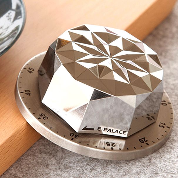 Timer da cucina meccanico in acciaio inossidabile - Allarme forte per cucinare, cuocere al forno, studiare ed esami - Timer a carica manuale classico con retro magnetico e supporto_voghion.com