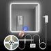 Bathroom Makeup Mirror LED Light Strip 12V Dressing Table Background Lighting Dimmable Touch Sensor LED Vanity Light For Decorat_voghion.com
