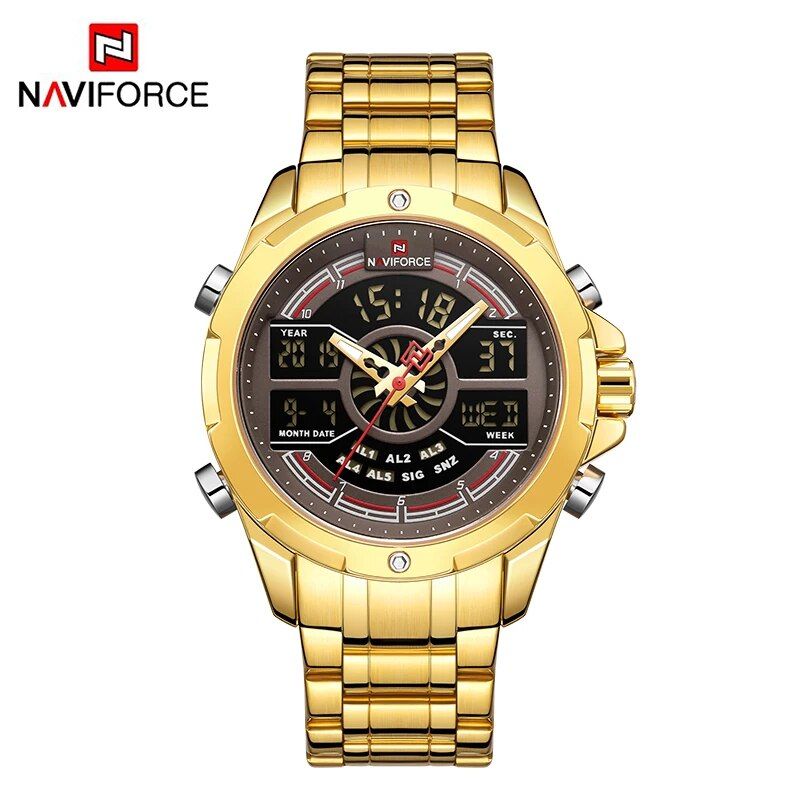 Luxury Original Watches For Men Digital Chronograph Fashion Sport Quartz Wrist Watch Stainless Steel Waterproof Clock_voghion.com