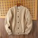 Double-sided Fleece Autumn And Winter Men's Thickened Warm Baseball Jacket_voghion.com