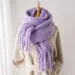Winter Schal Für Frauen Kaschmir Warme Solide Pashmina Decke Wraps Weibliche Dicke Weiche Bufanda Große Quaste Schal Lange Poncho Echarpe_voghion.com