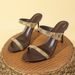 Women's Fashion High Heel Slide Sandals - Comfortable Round Toe Slippers For Casual & Daily Wear_voghion.com
