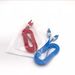 Android Extended Port IPhone Interface Colorful Two-Tone Small Noodle Data Cable Suitable For Various Phones_voghion.com