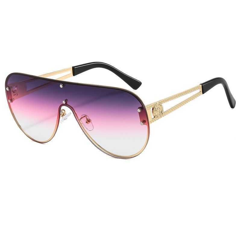 Lunettes de soleil sans bordure à verres intégrés pour hommes et femmes de la marque Versage_voghion.com