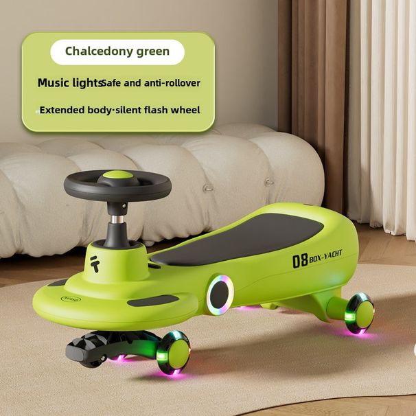 Bērnu grozāmā jojo automašīna vecumā no 1 līdz 3 gadiem Bērnu skrejritenis Bērnu jojo automašīna_voghion.com