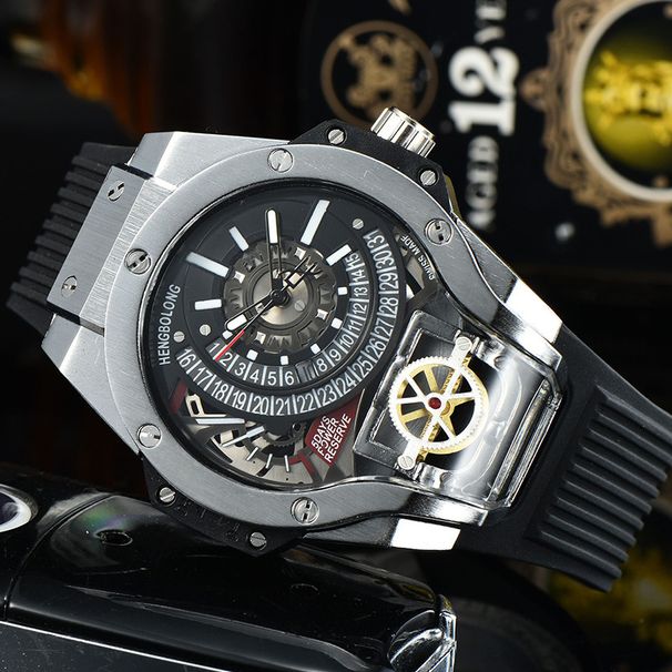 Messi Jason Statham Same Style Fashion Large Dial Men's Watch_voghion.com