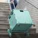 45L Folding Shopping Trolley Grocery Cart Crate Box Wheeled Boot Cart Portable_voghion.com