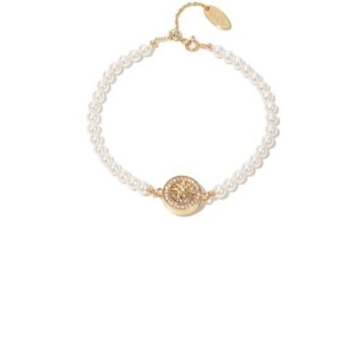 Bracciale da donna in lega di rame con diamanti intarsiati, semplice e alla moda, con stella a otto punte in oro e zirconi_voghion.com