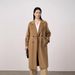 Luxury Cashmere & Silk Blend Double-Faced Trench Coat For Women – Elegant Dropped Shoulder Design, Slim Fit Long Coat With Flattering Drape_voghion.com