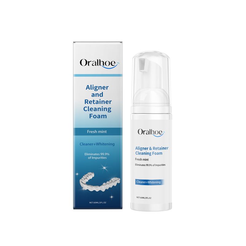 Orthodontic appliance cleaning, mousse cleaning, stain cleaning, oral care, care for dentures and braces hygiene_voghion.com