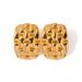 Advanced design, gold stainless steel texture, exaggerated earrings, INS women's fashionable and versatile earring_voghion.com