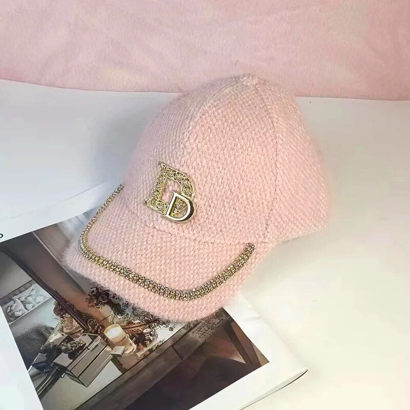 Herbst- und Wintermode für Damen, Buchstabenhüte, Mützen, Baseballmützen, kleiner Duft, hochwertiges Gesicht, kleine Wilds, Sonnenschirme_voghion.com