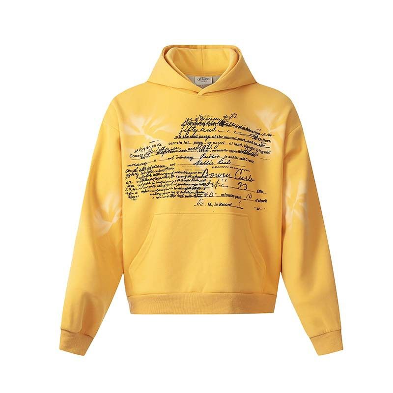 Herrenbekleidung Street Fashion Kreativer Blumendruck Buchstabendruck Langarm Kapuzenpullover Männer und Frauen Marke Lockere lässige Hoodiejacke_voghion.com