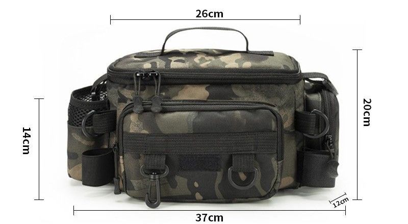 Borsa portaoggetti Luya Bag leggera e compatta, marsupio multifunzionale, zaino a tracolla, borsa da pesca a tracolla_voghion.com