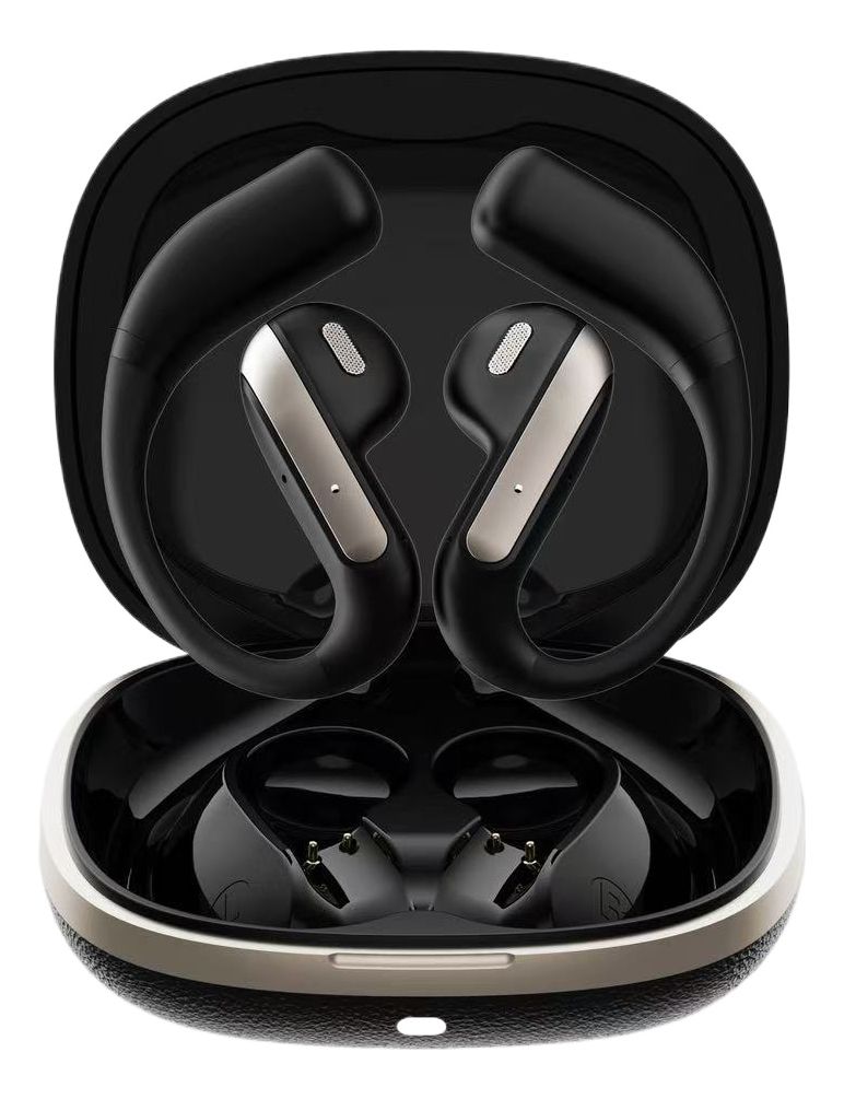 AI Bluetooth Headset Offenes Halb-im-Ohr, Ohr-hängendes OWS Sports AI Intelligente Simultanübersetzung_voghion.com