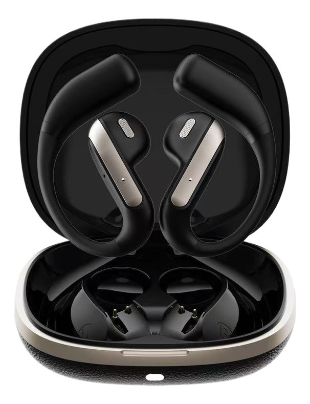 AI Bluetooth Headset Offenes Halb-im-Ohr, Ohr-hängendes OWS Sports AI Intelligente Simultanübersetzung_voghion.com