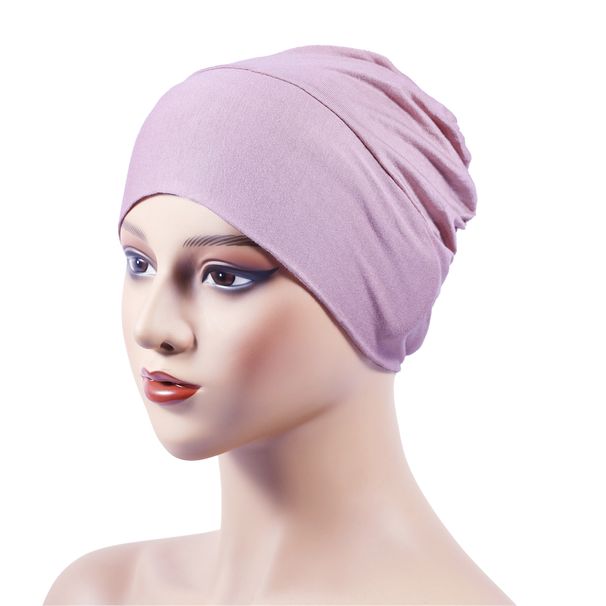 Chapeau foulard pour femme, chapeau en coton mercerisé, chapeau pull, peut cacher les cheveux, chapeau élastique, haute élasticité_voghion.com