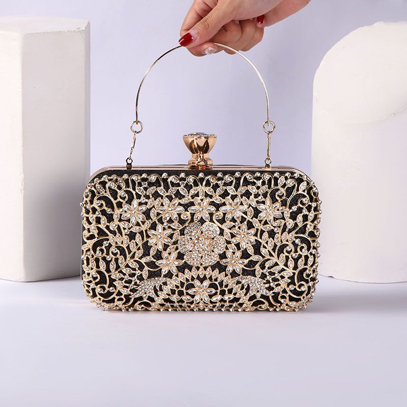Borse da donna Nuova borsa da sera Borsa da donna Borsa a mano Borsa a mano con diamanti Borsa a mano da banchetto Borsa da sera elegante Borsa a mano_voghion.com