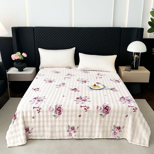 Couverture polaire géométrique moderne – Polyester ultra-doux, 300 g/m², réversible, légère et respirante (plusieurs tailles et motifs)_voghion.com