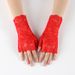 Summer Women's Short Lace Half-Finger Sunscreen Fingerless Etiquette Wedding Decoration Gloves_voghion.com