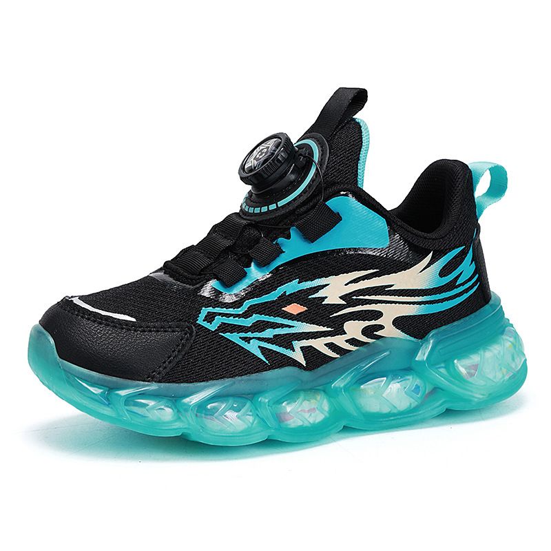 Mutter & Kinder Kinderschuhe Jungen 2024 Sommer neue Single Mesh atmungsaktive leichte Mesh-Schuhe weiche Sohle Student Junge Sportschuhe_voghion.com