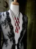 Anhänger Halsketten Gothic Mehrschichtige Kette Halskette Dark Department Ruby Crystal Personality Choker Spot Schmuck Geschenk_voghion.com