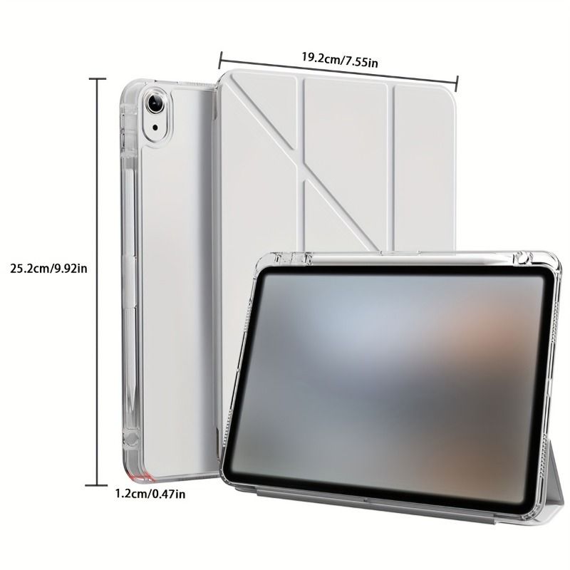2022 10 (10,9 Zoll) Smart Stand schützt transparentes Gehäuse vor Stürzen und Stößen aus mehreren Winkeln (360°), mit intelligenter Schlaffunktion_voghion.com