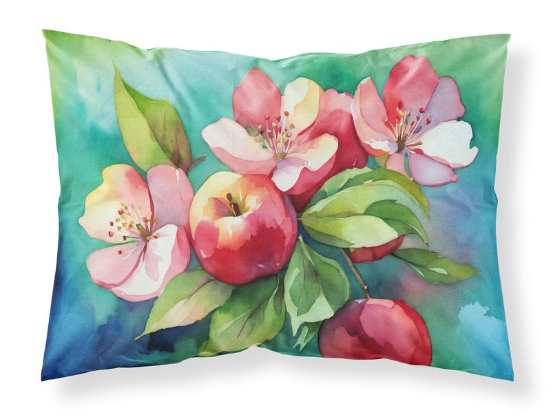 NEW Arkansas  Blossom in Watercolor Standard Pillowcase Lightweight Super Soft Easy Care Decorative Artwork Pillowcase, Standard_voghion.com