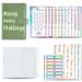 A6 Pastel Money Saving Binder With Cash Envelopes, Budget Planner Notebook, 12 Gradient Cards, 8 Pockets, Stickers_voghion.com