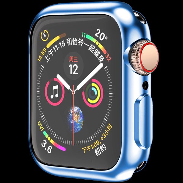 Skydd För Apple Watch Fodral 45 mm 41 mm 44 mm 40 mm 42 mm 38 mm TPU bumper skärmskydd Tillbehör iwatch series 8 7 6 5 4 3 SE_voghion.com
