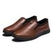 Men's New Casual Business High-End Leather Shoes For Middle-Aged Men Authentic Classic Slip-On_voghion.com