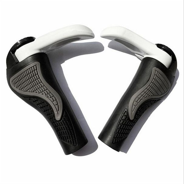 New Mountain Bike Rubber Horn Bicycle Handlebar Grips Cycling Accessories Double Lock Anti-Slip Auxiliary Handlebars_voghion.com