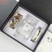 perfume Set Rainbow Di Steel Band Quartz Log Double Calendar Men's Watch Batch_voghion.com