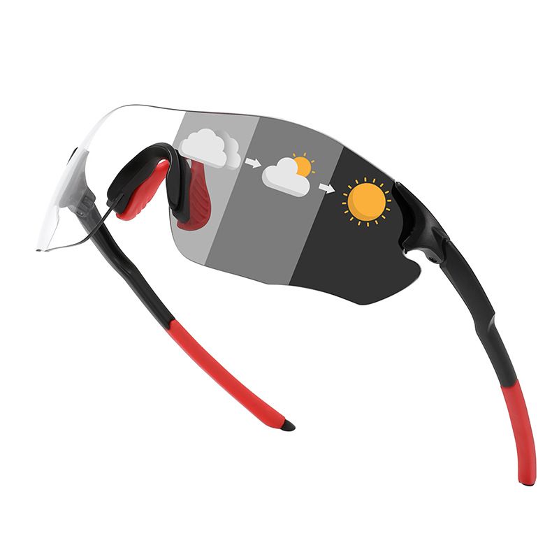 Novos óculos de sol para ciclismo que mudam de luz, óculos de esportes ao ar livre à prova de vento, óculos de visão diurna e noturna_voghion.com