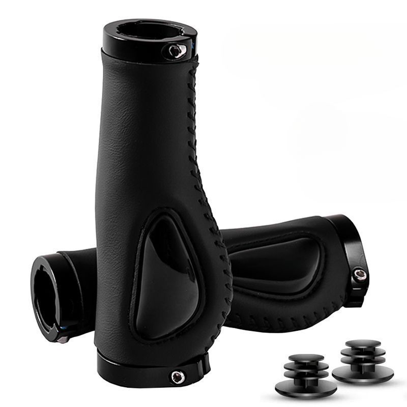 Bicycle Liquid Silicone Shock Absorption Comfortable Mountain Bike Auxiliary Locking Grip Handlebar Grips_voghion.com