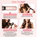 2 In 1 Hair Curler And Straightener 7000Mah Cordless Portable Travel Curling Iron Mini Brush, Rechargeable Heated Hot_voghion.com