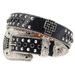Ceinture pour homme ornée de strass et de cristaux, tendance mode européenne et américaine, style Y2K. Accessoires : ceinture pour homme._voghion.com