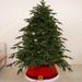 Christmas Tree Skirt With Adjustable Styles – Festive Felt & Fabric Collar For All Tree Sizes (Red/Green/White, Fits 1.8m+ Or Under, Non-Slip Base)_voghion.com