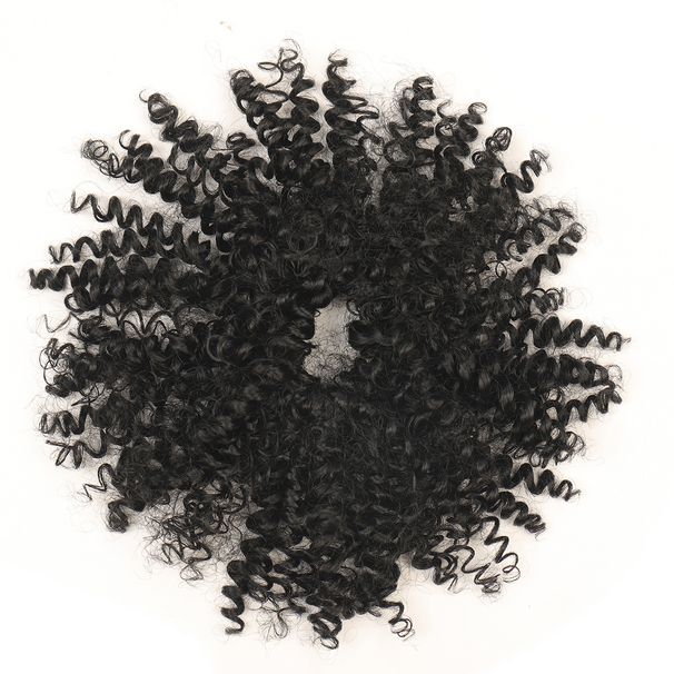 parukas kruvi väike lokkis parukas juuste rõngas juuksed krunn juuksekott kõrge temperatuuriga siidist parukas Aafrika juuste rõngaskaunistus_voghion.com