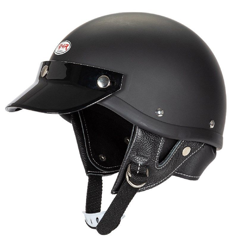 Κράνος με μικρό γείσο καθαρό χειροποίητο ρετρό κράνος Ελαφρύ κράνος ρετρό σχεδίασης_voghion.com