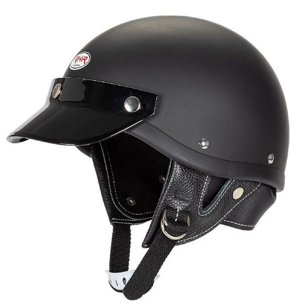 Κράνος με μικρό γείσο καθαρό χειροποίητο ρετρό κράνος Ελαφρύ κράνος ρετρό σχεδίασης_voghion.com