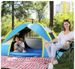Tenda da picnic portatile pieghevole automatica a scomparsa antizanzare rivestita in argento per parco e campeggio all'aperto_voghion.com