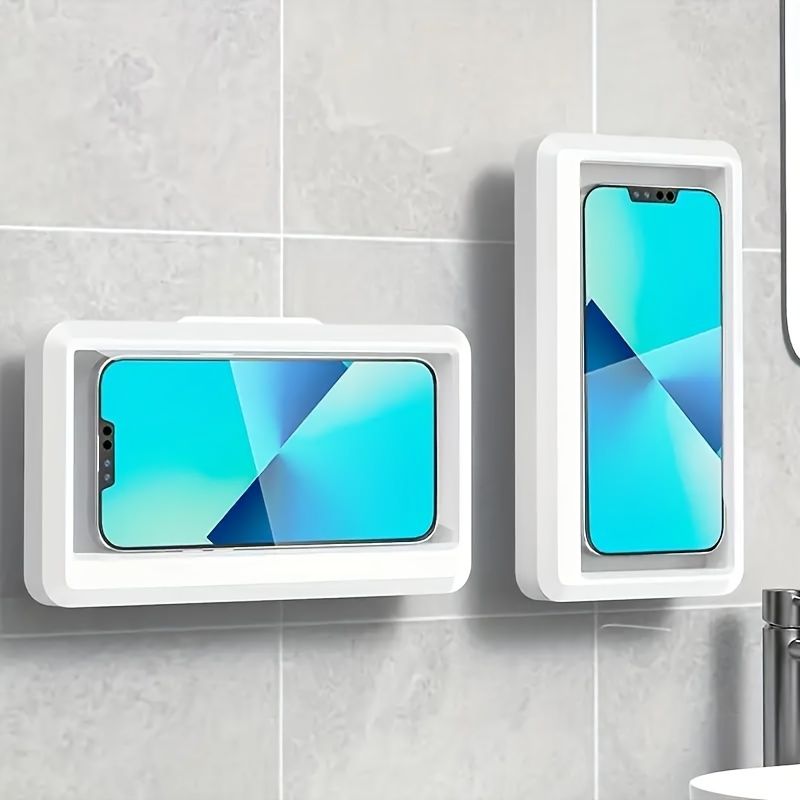 [Ventes chaudes] Support de téléphone de douche universel - Rotation à 360 °, résistant aux éclaboussures, agréable au toucher - Compatible avec iPhone 15, 14, 13, 12 Pro Max, XS, XR_voghion.com